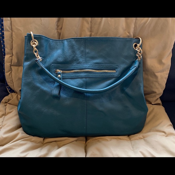 Cuore & Pelle Handbags - Cuore & Pelle large teal bag genuine leather